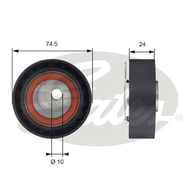 Rola intinzator,curea distributie T43116 GATES