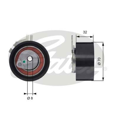 Rola intinzator,curea distributie T43117 GATES