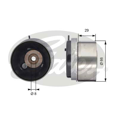 Rola intinzator,curea distributie T43143 GATES