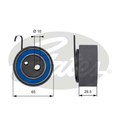 Rola intinzator,curea distributie T43144 GATES