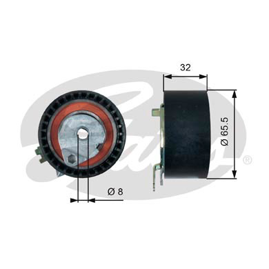 Rola intinzator,curea distributie T43236 GATES