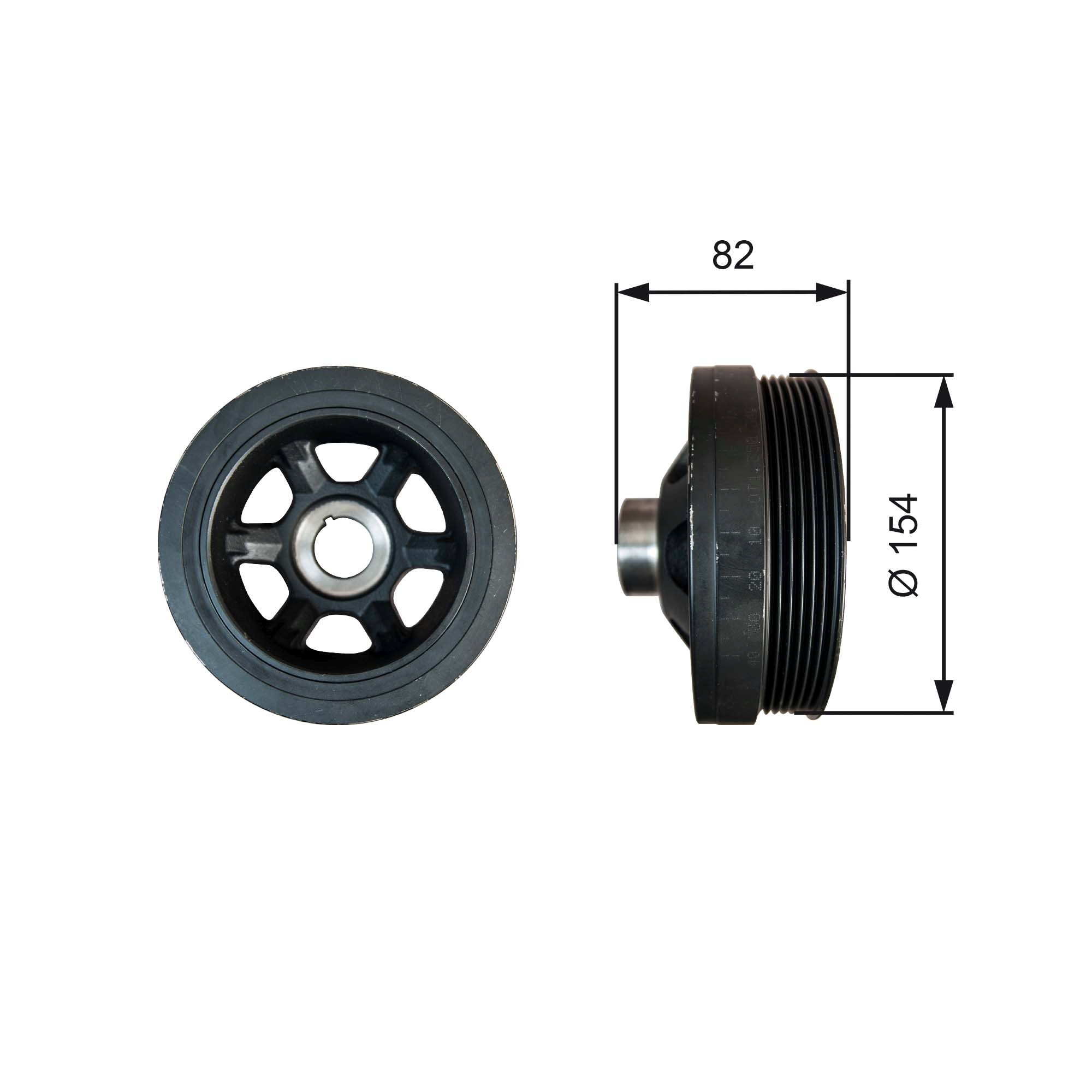 Fulie curea, arbore cotit TVD1139 GATES