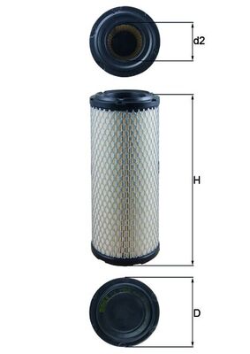 Filtru aer LX 2958 KNECHT