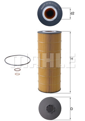 Filtru ulei OX 168D KNECHT