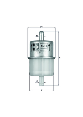 filtru combustibil KL 11 OF KNECHT