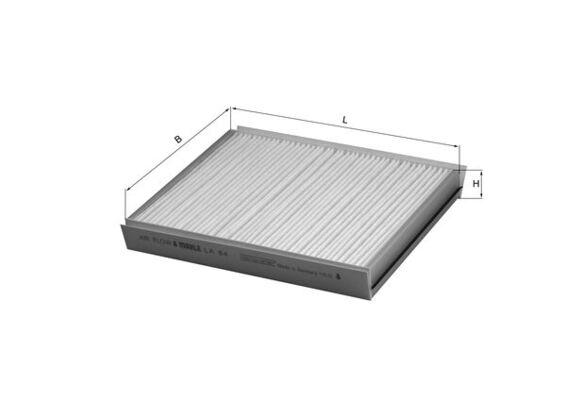 Filtru, aer habitaclu LA 84 KNECHT
