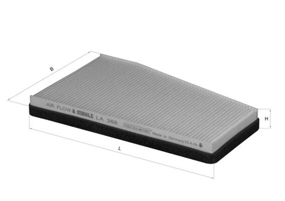 Filtru, aer habitaclu LA 368 KNECHT