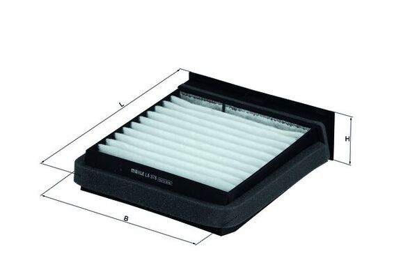 Filtru, aer habitaclu LA 376 KNECHT