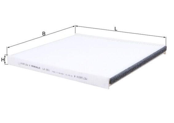 Filtru, aer habitaclu LA 851 KNECHT