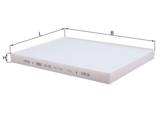 Filtru, aer habitaclu LA 1163 KNECHT