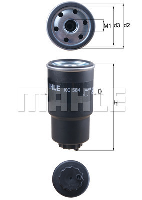 Filtru combustibil KC 584 KNECHT