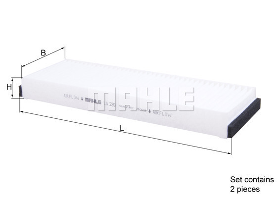 Filtru, aer habitaclu LA 239/S KNECHT