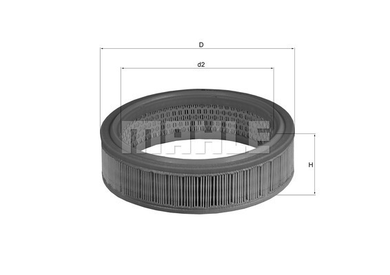 Filtru aer LX 158 KNECHT