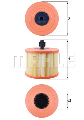 Filtru aer LX 1035 KNECHT