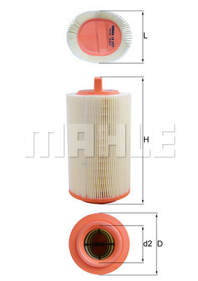 Filtru aer LX 1277 KNECHT