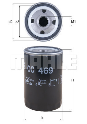 Filtru ulei OC 469 KNECHT