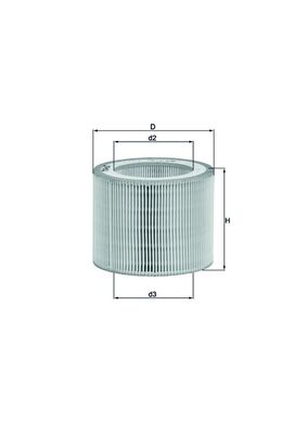 Filtru aer LX 3009 KNECHT