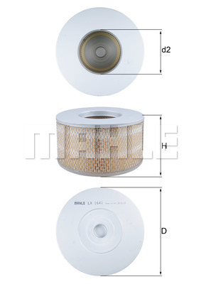 Filtru aer LX 1641 KNECHT