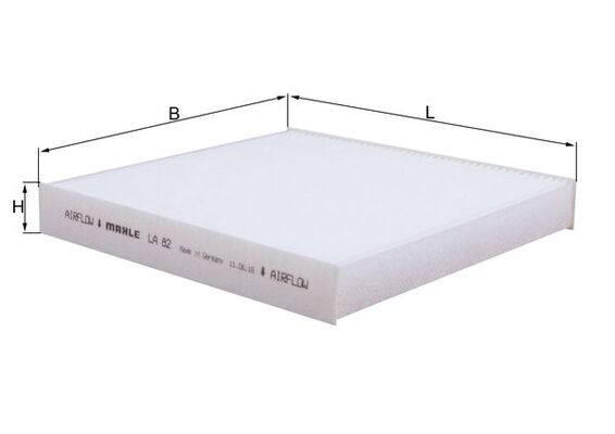 Filtru, aer habitaclu LA 82 KNECHT