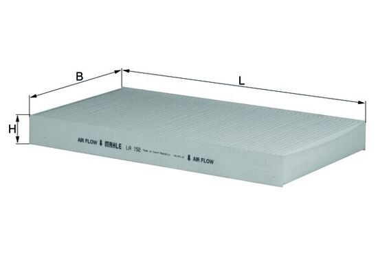 Filtru, aer habitaclu LA 152 KNECHT