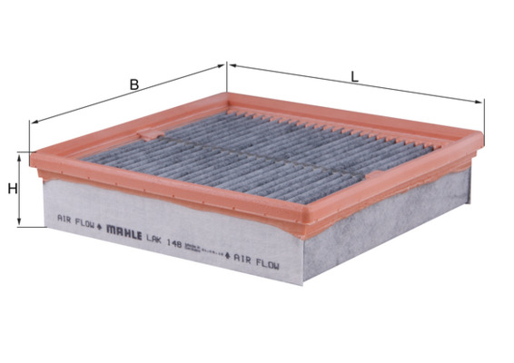 Filtru, aer habitaclu LAK 148 KNECHT