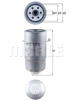 Filtru combustibil KC 182 KNECHT