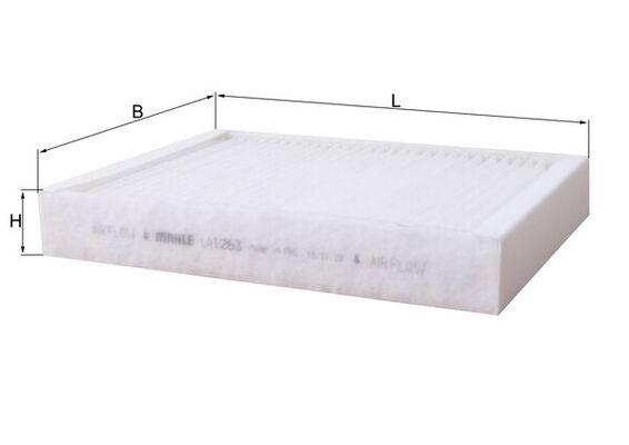 Filtru, aer habitaclu LA 1263 KNECHT