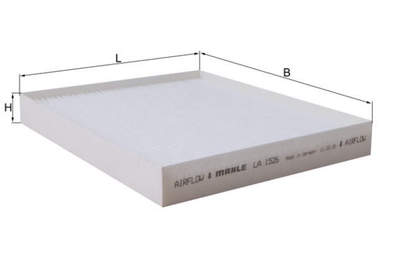 Filtru, aer habitaclu LA 1526 KNECHT