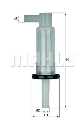 Filtru combustibil KL 33 OF KNECHT