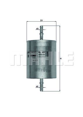 Filtru combustibil KL 409 KNECHT