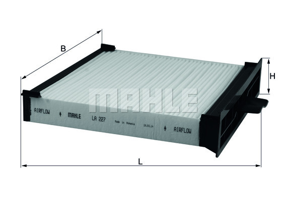 Filtru, aer habitaclu LA 227 KNECHT