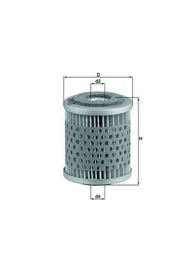 filtru combustibil KX 38 KNECHT