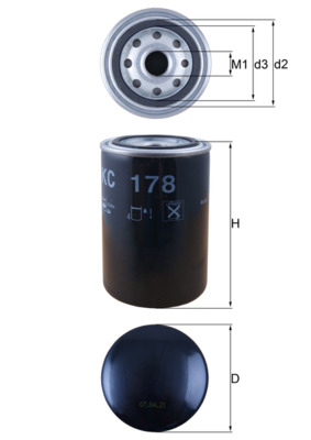 Filtru combustibil KC 178 KNECHT
