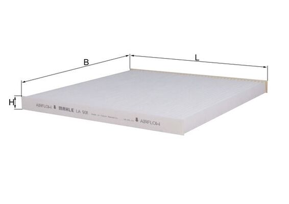 Filtru, aer habitaclu LA 931 KNECHT