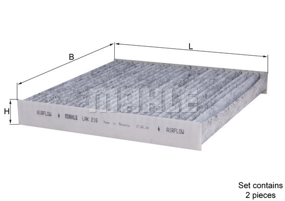 Filtru, aer habitaclu LAK 216 KNECHT