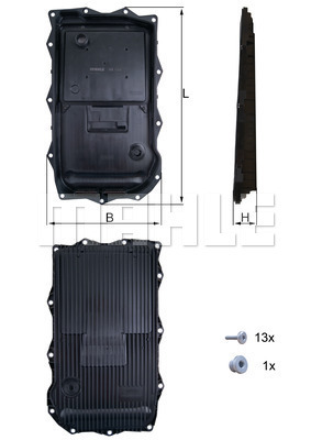 Baie ulei, cutie viteze automata HX 184KIT KNECHT