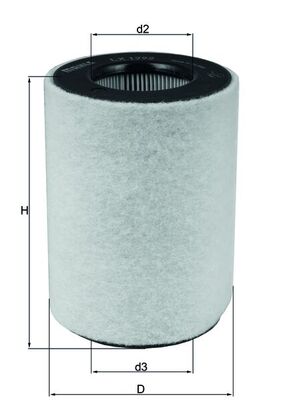 Filtru aer LX 1792 KNECHT
