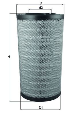 Filtru aer LX 2838 KNECHT
