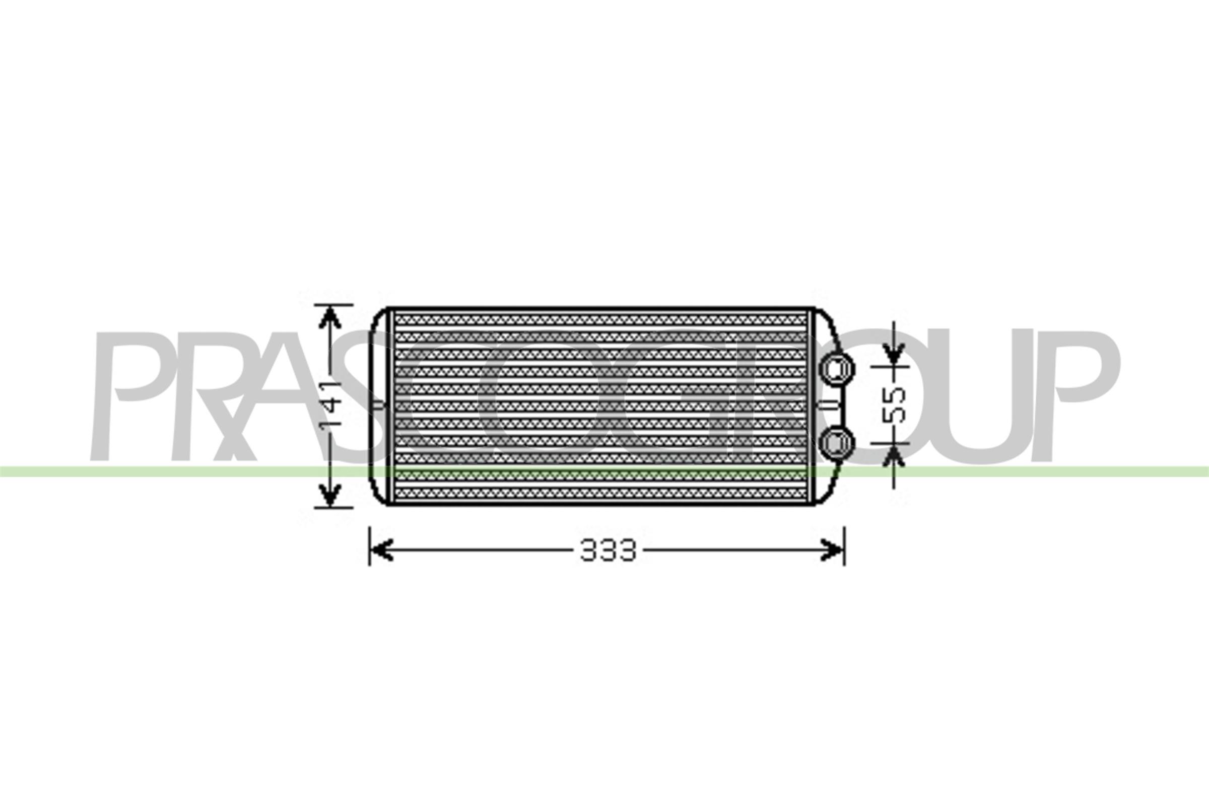 Schimbator caldura, incalzire habitaclu CI426H002 PRASCO