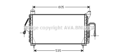 Condensator, climatizare FD5410 PRASCO