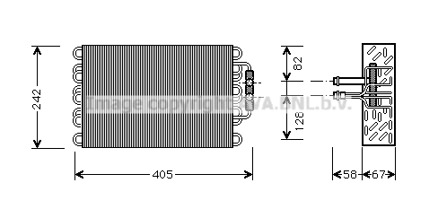 Evaporator, aer conditionat MSV008 PRASCO