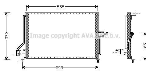 Condensator, climatizare OL5209 PRASCO