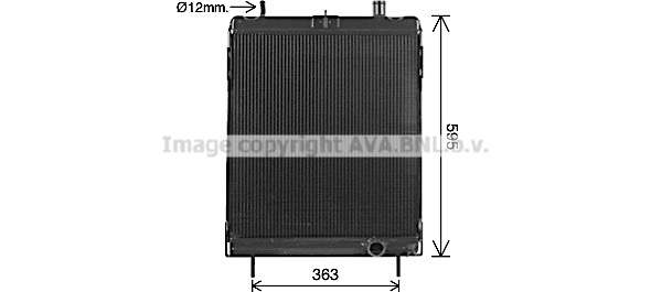 Radiator, racire motor UG2005 PRASCO