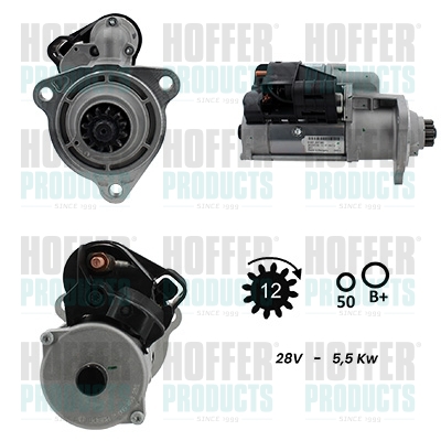 Starter H5110076G HOFFER