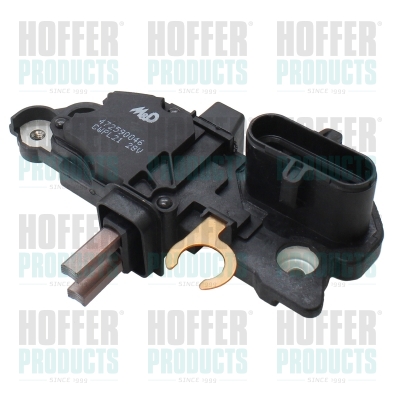 Regulator, alternator 52063 HOFFER
