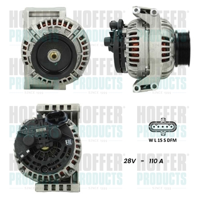 Generator / Alternator H5610080G HOFFER