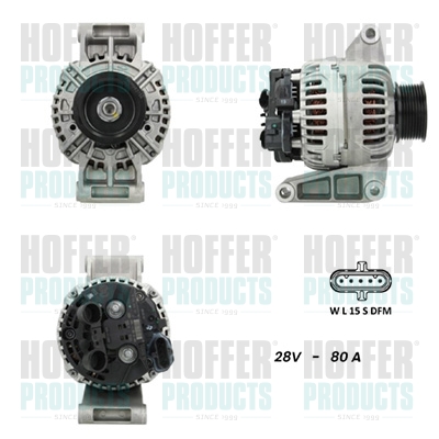 Generator / Alternator H5610104G HOFFER