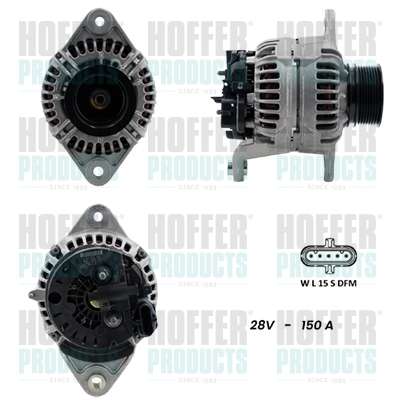 Generator / Alternator H5610168G HOFFER