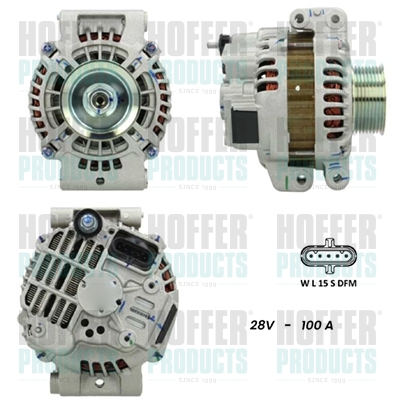 Generator / Alternator H5635134G HOFFER