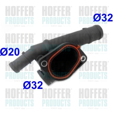 Flansa lichid racire 93249 HOFFER
